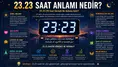23.23 Saat Anlamı Nedir? 23.23 Çift Saat Görmek Ne Anlama Gelir?