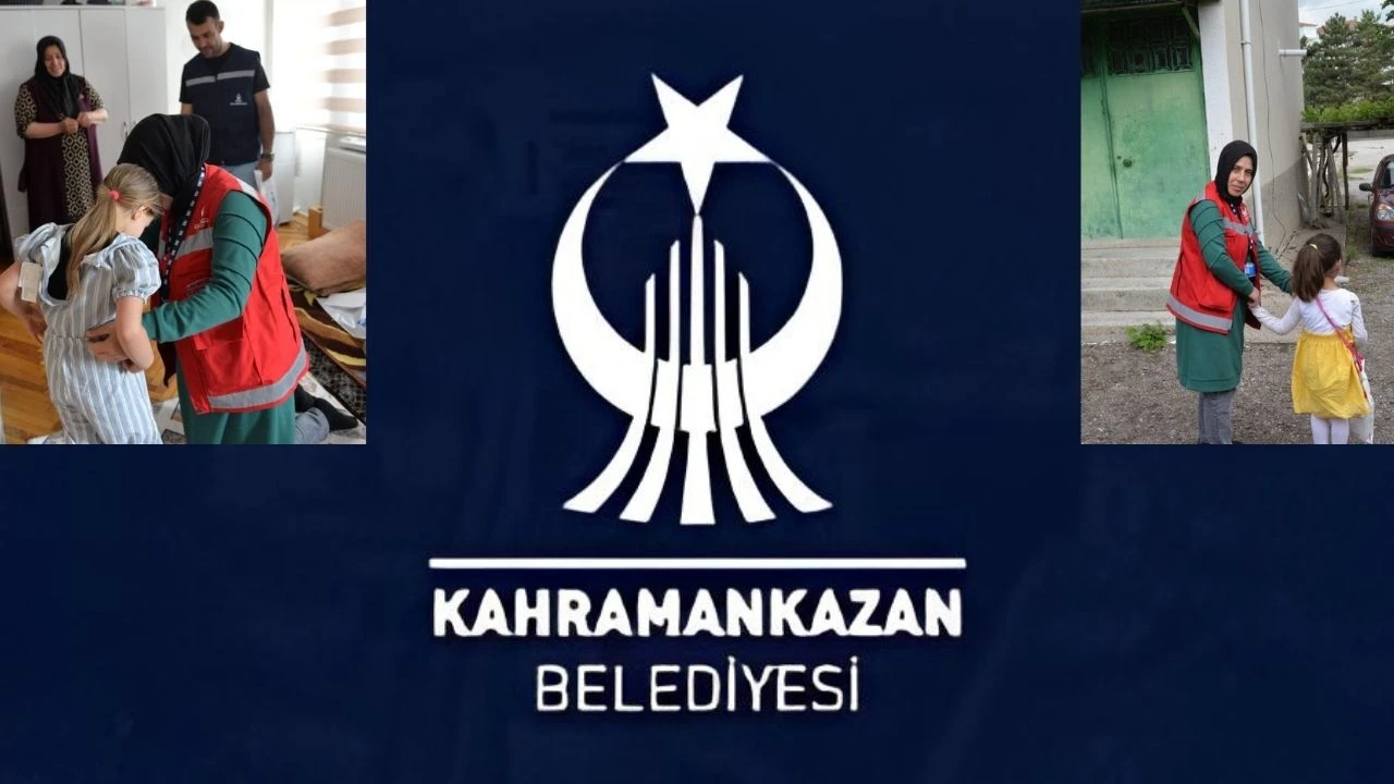 Kahramankazan Belediyesi’nden Çocukları Mutlu Edecek Davranış!