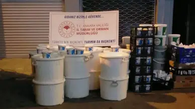 Ankara’da 3 Tondan Fazla Bozulmuş Süt Ürünü İmha Edildi