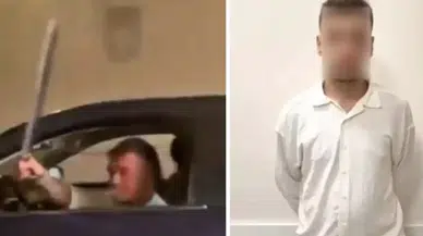 Trafikte Tehditler Savuran Şahıs Yakalandı: Döner Bıçakla Tehdit Etti