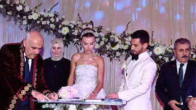 Ankara Keçiören'de Yılın Düğünü! Ayça Altınok ile Efe Bezci Dünyaevine Girdi