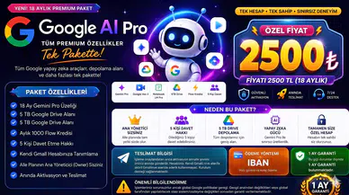 Google AI Pro 18 Ay Paketi ile Yapay Zekânın Gücünü Keşfedin