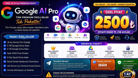 Google AI Pro 18 Ay Paketi ile Yapay Zekânın Gücünü Keşfedin